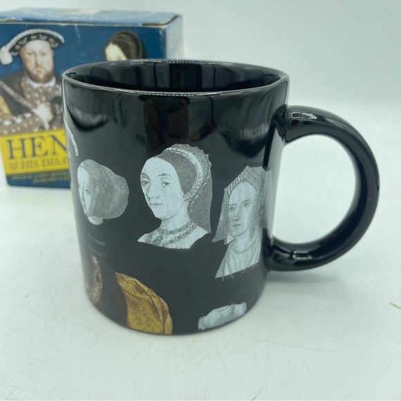 Henry the VIII and his Disappearing Wives Hot Beverage Coffee/Tea Mug NEW Gift - Picture 4 of 12